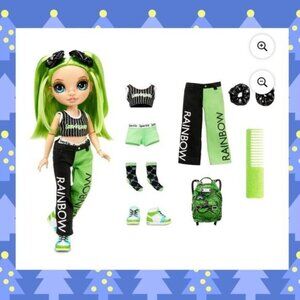 Rainbow High Junior High Jade Hunter Green Fashion Doll